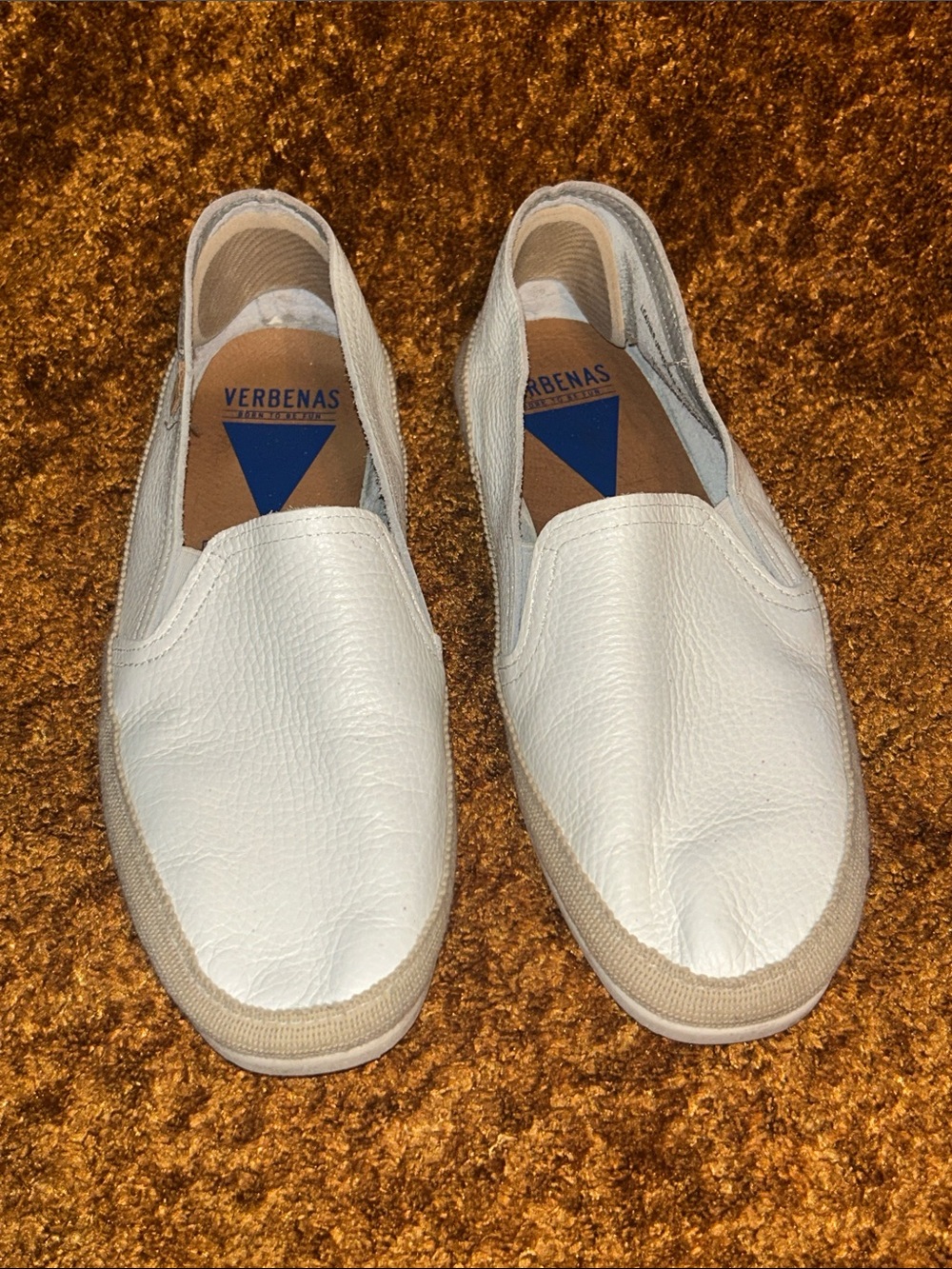 VERBENAS Women’s Cream Slip-On Moccasins